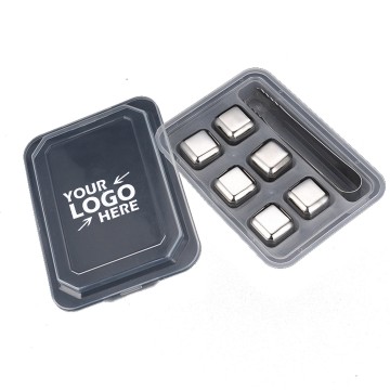 Food Grade 304 Stainless Steel Ice Cube Reusable for Drinks